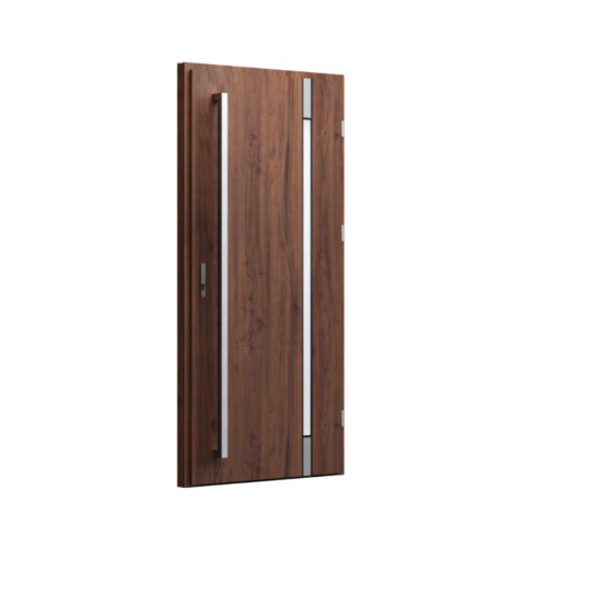 DRZWI ALUMINIOWE WIKĘD – TERMO PRESTIGE LUX – KOLEKCJA FUTURE INOX – WZÓR FI04C