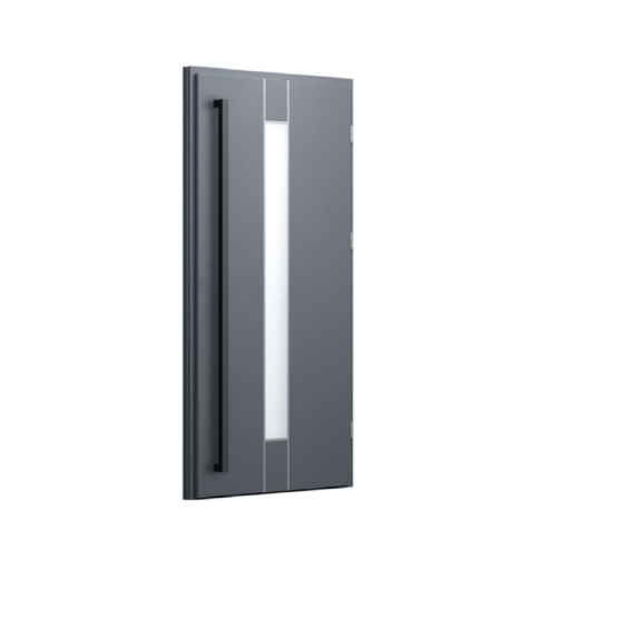 DRZWI ALUMINIOWE WIKĘD – TERMO PRESTIGE LUX – KOLEKCJA FUTURE INOX – WZÓR FI06A