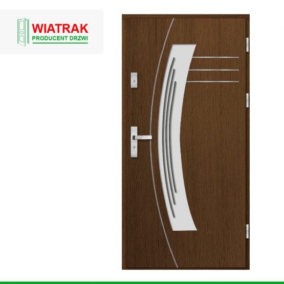 WIATRAK – drzwi płytowe, wzór DP14