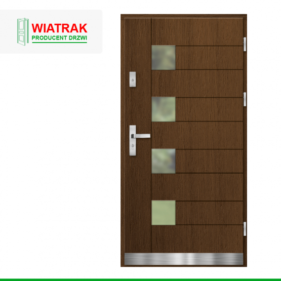 WIATRAK – drzwi płytowe, wzór DP19