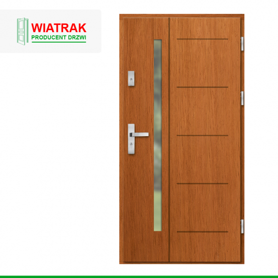 WIATRAK – drzwi płytowe, wzór DP2
