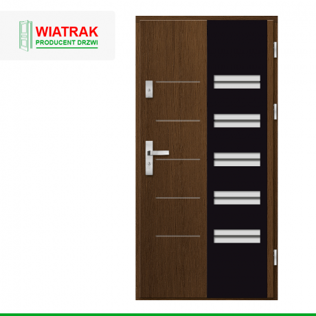 WIATRAK – drzwi płytowe, wzór DP27