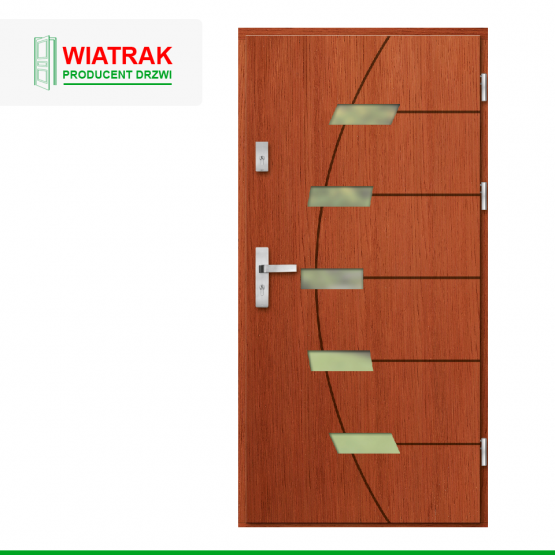 WIATRAK – drzwi płytowe, wzór DP4