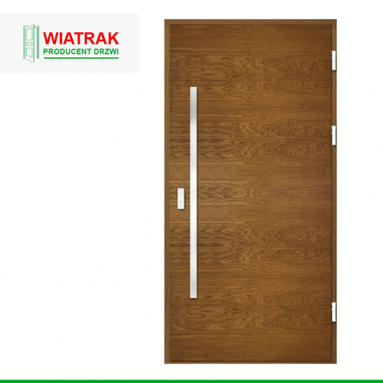WIATRAK – drzwi płytowe, wzór DP42