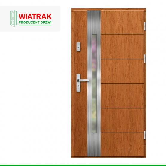 WIATRAK – drzwi płytowe, wzór DP8