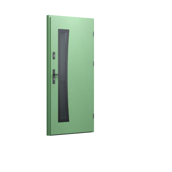 DRZWI STALOWE WIKĘD – TERMO PRESTIGE LUX – KOLEKCJA GLASS DESIGN – WZÓR GD02B