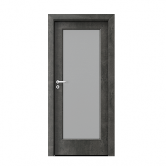 PORTA – drzwi wewnętrzne płycinowe- KOLEKCJA CPL- BETON CIEMNY- 1.4.