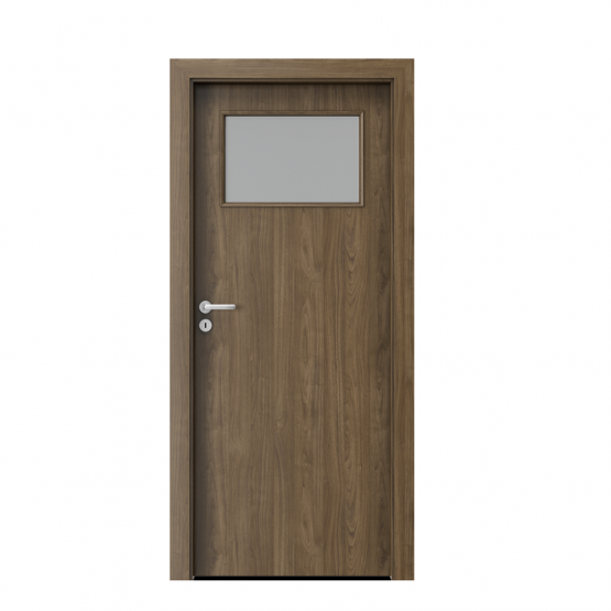 PORTA – drzwi wewnętrzne płycinowe- KOLEKCJA CPL- ORZECH NATURALNY (MATOWY)- 1.2.