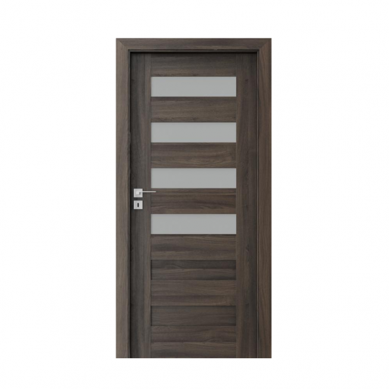 PORTA – drzwi wewnętrzne ramiakowe- KOLEKCJA KONCEPT-DĄB CIEMNY- C4