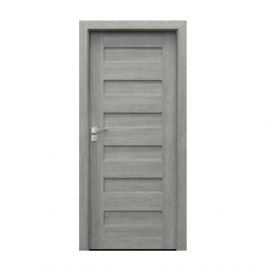 PORTA – drzwi wewnętrzne ramiakowe- KOLEKCJA KONCEPT-DĄB SREBRZYSTY-C0