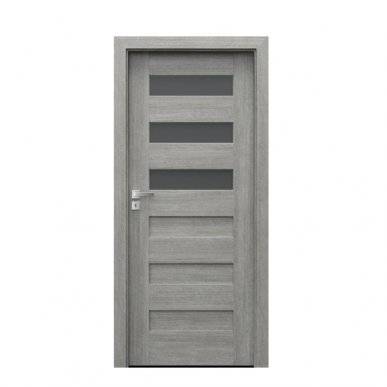 PORTA – drzwi wewnętrzne ramiakowe- KOLEKCJA KONCEPT-DĄB SREBRZYSTY-C3