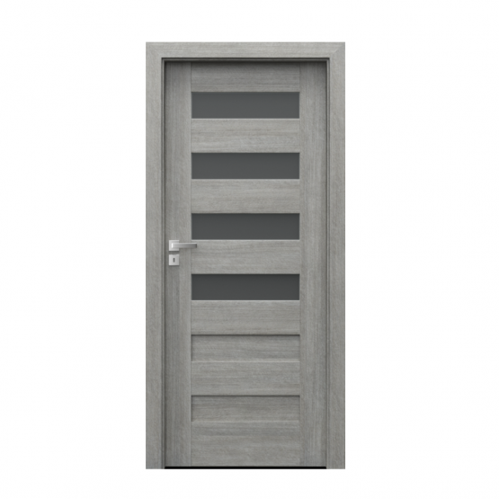 PORTA – drzwi wewnętrzne ramiakowe- KOLEKCJA KONCEPT-DĄB SREBRZYSTY-C4