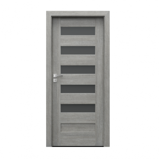 PORTA – drzwi wewnętrzne ramiakowe- KOLEKCJA KONCEPT-DĄB SREBRZYSTY-C5