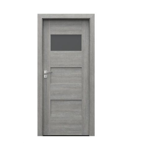 PORTA – drzwi wewnętrzne ramiakowe- KOLEKCJA KONCEPT-DĄB SREBRZYSTY-K1
