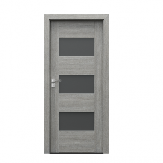PORTA – drzwi wewnętrzne ramiakowe- KOLEKCJA KONCEPT-DĄB SREBRZYSTY-K3