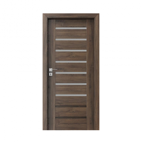 PORTA – drzwi wewnętrzne ramiakowe- KOLEKCJA KONCEPT-DĄB SZKARŁATNY- A7