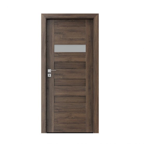 PORTA – drzwi wewnętrzne ramiakowe- KOLEKCJA KONCEPT-DĄB SZKARŁATNY- H1
