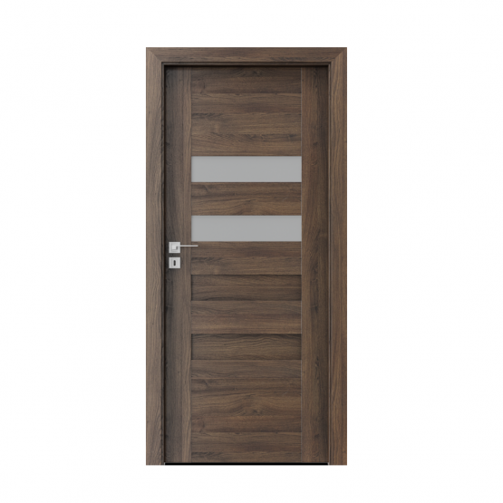 PORTA – drzwi wewnętrzne ramiakowe- KOLEKCJA KONCEPT-DĄB SZKARŁATNY- H2