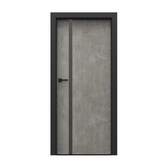 PORTA – drzwi wewnętrzne płycinowe- KOLEKCJA LOFT-BETON JASNY-MODEL 4.A.