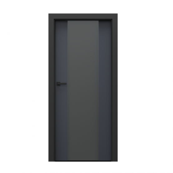 PORTA – drzwi wewnętrzne płycinowe- KOLEKCJA LOFT-ANTRACYT-MODEL 4.B.