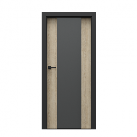 PORTA – drzwi wewnętrzne płycinowe- KOLEKCJA LOFT-DĄB PIASKOWY-MODEL 4.B.