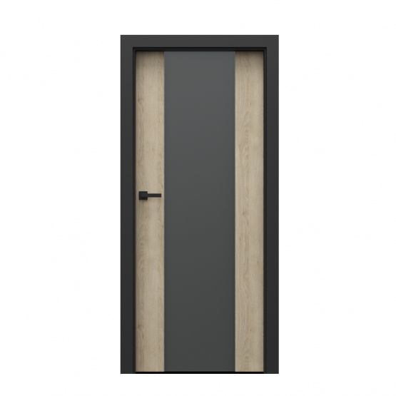 PORTA – drzwi wewnętrzne płycinowe- KOLEKCJA LOFT-DĄB PIASKOWY-MODEL 4.B.