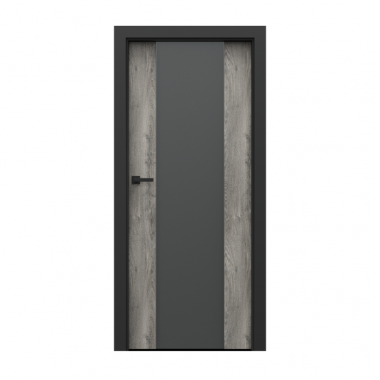 PORTA – drzwi wewnętrzne płycinowe- KOLEKCJA LOFT-DĄB SYBERYJSKI-MODEL 4.B.