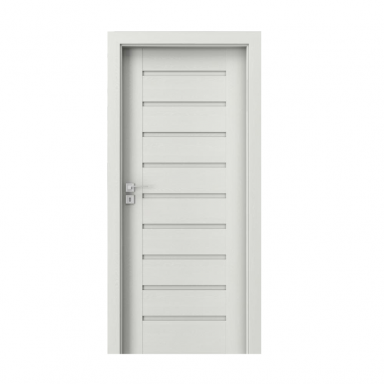 PORTA – drzwi wewnętrzne ramiakowe- KOLEKCJA KONCEPT-WENGE WHITE- A0