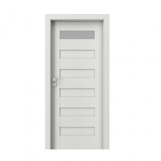 PORTA – drzwi wewnętrzne ramiakowe- KOLEKCJA KONCEPT-WENGE WHITE- C1