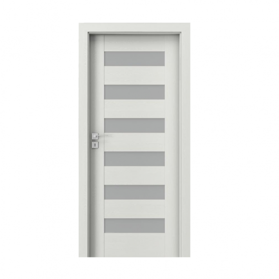 PORTA – drzwi wewnętrzne ramiakowe- KOLEKCJA KONCEPT-WENGE WHITE- C6