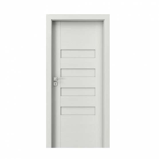 PORTA – drzwi wewnętrzne ramiakowe- KOLEKCJA KONCEPT-WENGE WHITE- H0