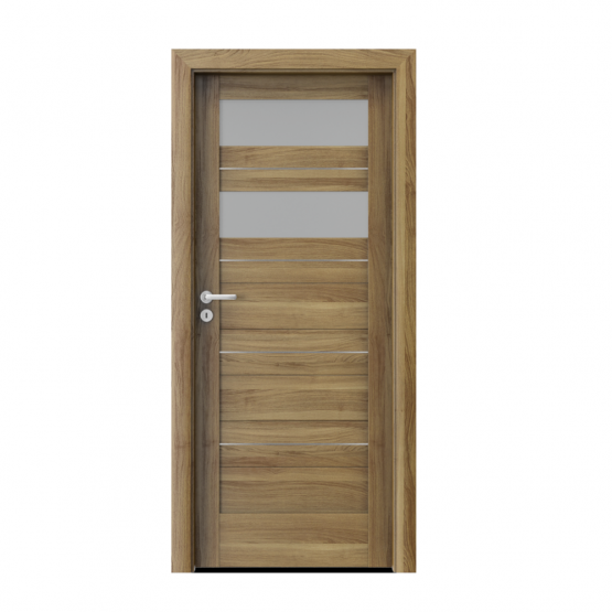 PORTA – drzwi wewnętrzne ramiakowe- KOLEKCJA VERTE HOME C – AKACJA MIODOWA – INTARSJE -C2