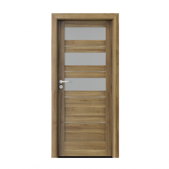 PORTA – drzwi wewnętrzne ramiakowe- KOLEKCJA VERTE HOME C – AKACJA MIODOWA – INTARSJE -C3
