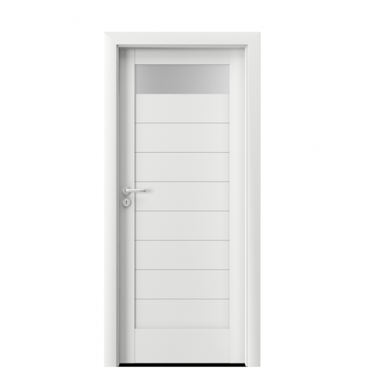 PORTA – drzwi wewnętrzne ramiakowe- KOLEKCJA VERTE HOME C – BIAŁY PREMIUM – C1