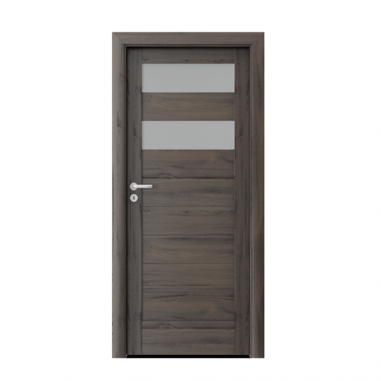 PORTA – drzwi wewnętrzne ramiakowe- KOLEKCJA VERTE HOME C – DĄB CIEMNY – C2