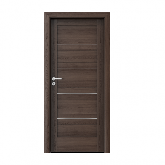 PORTA – drzwi wewnętrzne ramiakowe- KOLEKCJA VERTE HOME C – DĄB HAWANA- INTARSJE – C0