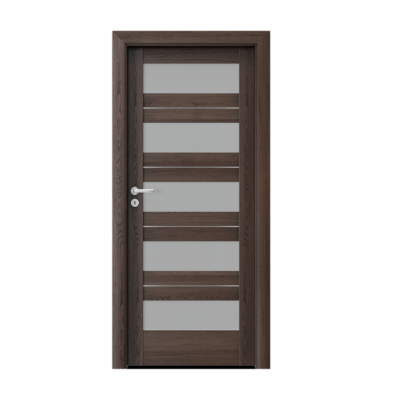 PORTA – drzwi wewnętrzne ramiakowe- KOLEKCJA VERTE HOME C – DĄB HAWANA- INTARSJE – C5