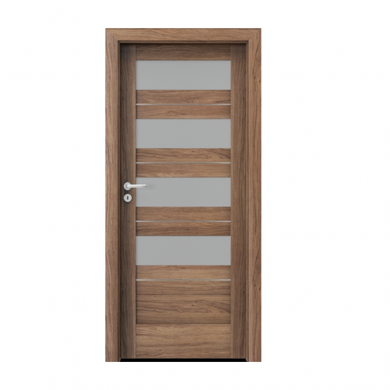 PORTA – drzwi wewnętrzne ramiakowe- KOLEKCJA VERTE HOME C – DĄB KALIFORNIA – INTARSJE – C4