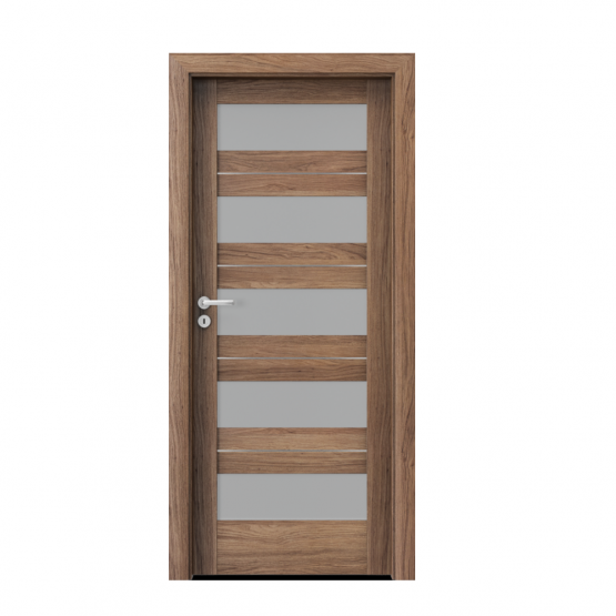 PORTA – drzwi wewnętrzne ramiakowe- KOLEKCJA VERTE HOME C – DĄB KALIFORNIA – INTARSJE – C5