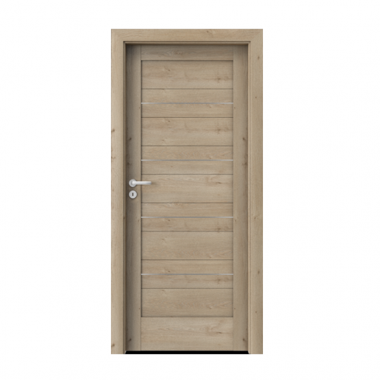 PORTA – drzwi wewnętrzne ramiakowe- KOLEKCJA VERTE HOME C – DĄB KLASYCZNY- INTARSJE – C0