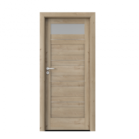 PORTA – drzwi wewnętrzne ramiakowe- KOLEKCJA VERTE HOME C – DĄB KLASYCZNY- INTARSJE – C1
