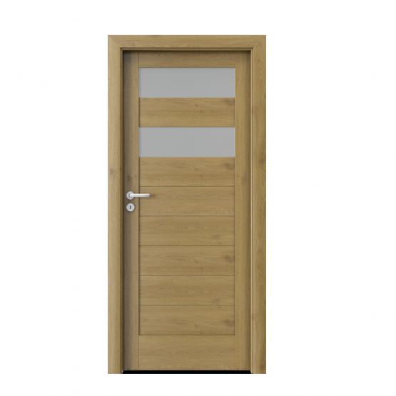 PORTA – drzwi wewnętrzne ramiakowe- KOLEKCJA VERTE HOME C – DĄB NATURALNY – C2