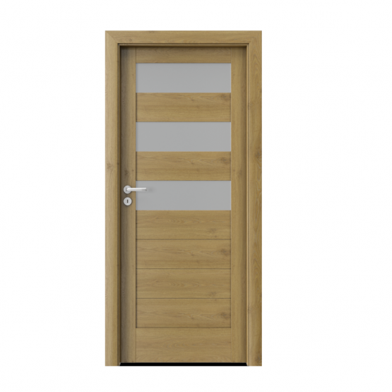 PORTA – drzwi wewnętrzne ramiakowe- KOLEKCJA VERTE HOME C – DĄB NATURALNY – C3