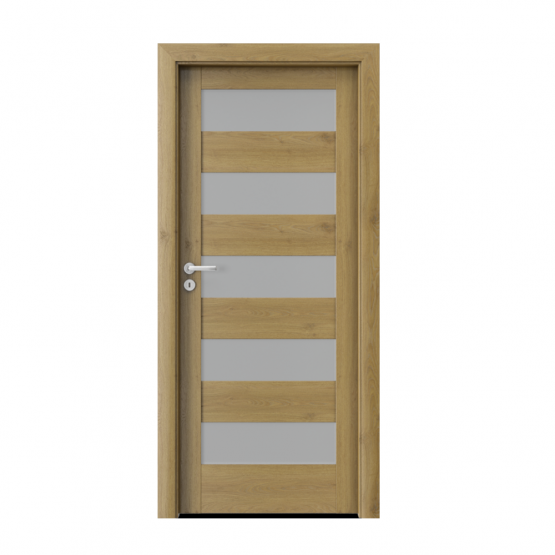 PORTA – drzwi wewnętrzne ramiakowe- KOLEKCJA VERTE HOME C – DĄB NATURALNY – C5