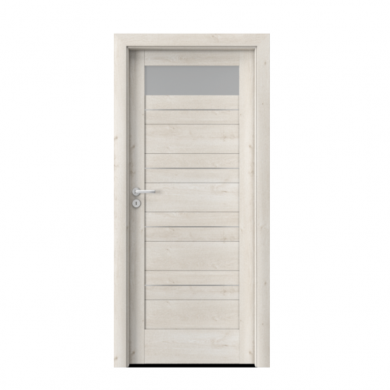 PORTA – drzwi wewnętrzne ramiakowe- KOLEKCJA VERTE HOME C – DĄB SKANDYNAWSKI – INTARSJE- C1