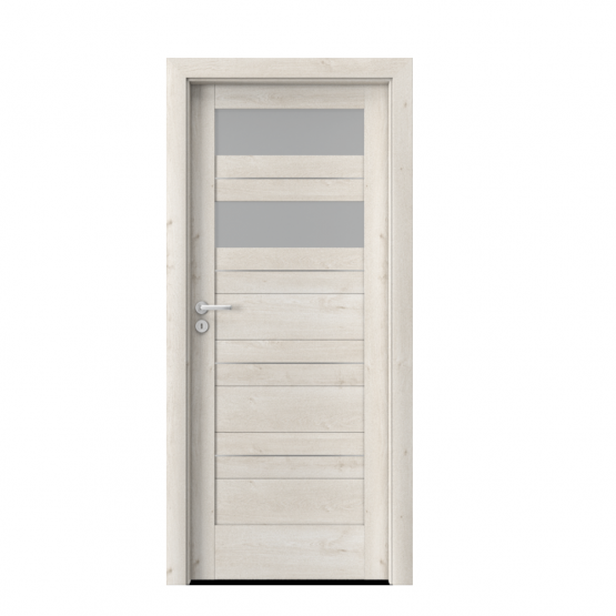 PORTA – drzwi wewnętrzne ramiakowe- KOLEKCJA VERTE HOME C – DĄB SKANDYNAWSKI – INTARSJE- C2