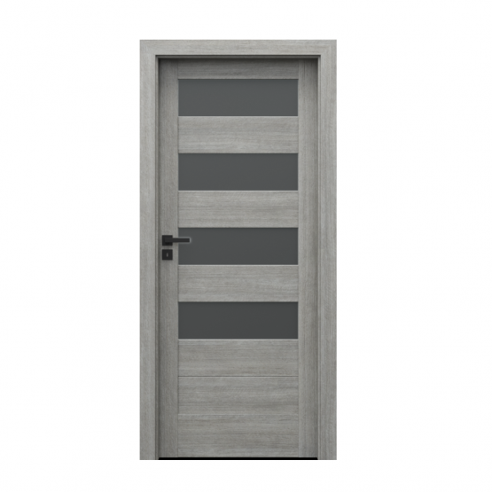 PORTA – drzwi wewnętrzne ramiakowe- KOLEKCJA VERTE HOME C – DĄB SREBRZYSTY – C4