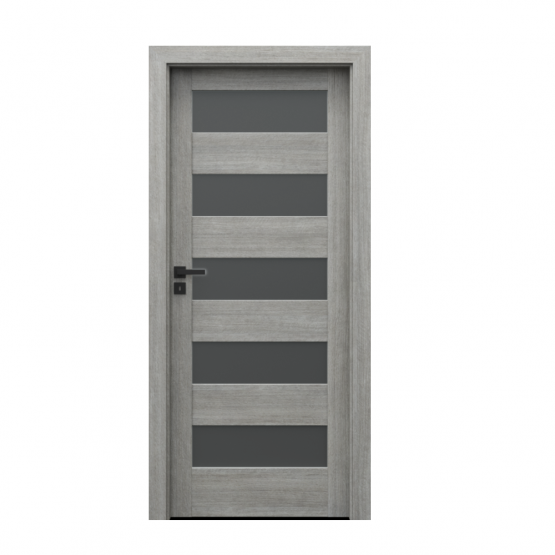 PORTA – drzwi wewnętrzne ramiakowe- KOLEKCJA VERTE HOME C – DĄB SREBRZYSTY – C5