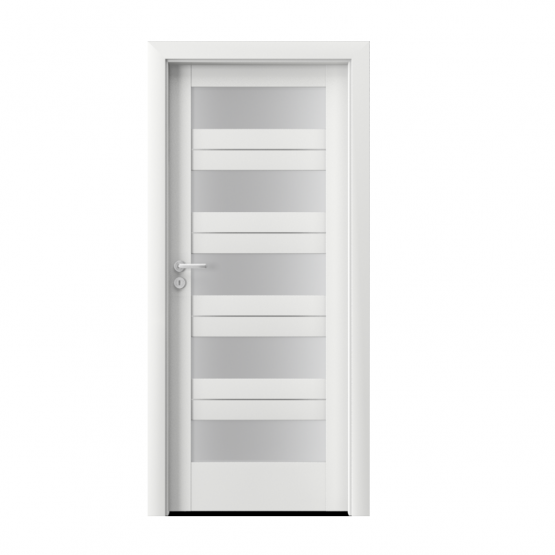 PORTA – drzwi wewnętrzne ramiakowe- KOLEKCJA VERTE HOME C -INTARSJE BIAŁY – C5