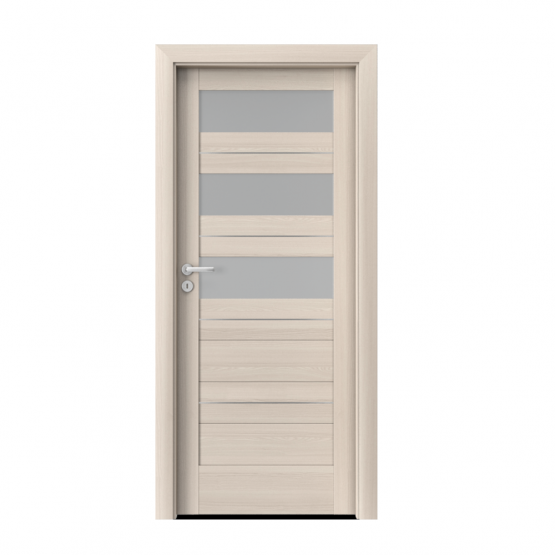 PORTA – drzwi wewnętrzne ramiakowe- KOLEKCJA VERTE HOME C -ORZECH BIELONY – INTARSJE – C3